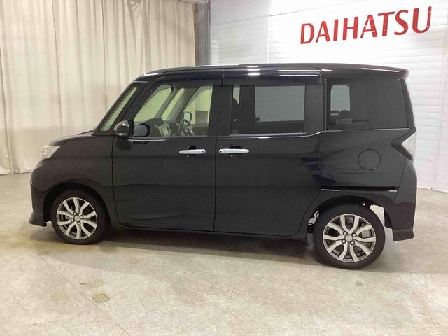 トールカスタムＧ　ターボ　ＳＡIIIカーナビ　プッシュスタートスイッチ　ターボ車　電子カードキー　衝突回避支援ブレーキ　　両側スライドドア　オートハイビーム　アルミホイール　ＡＢＳ（鹿児島県）の中古車