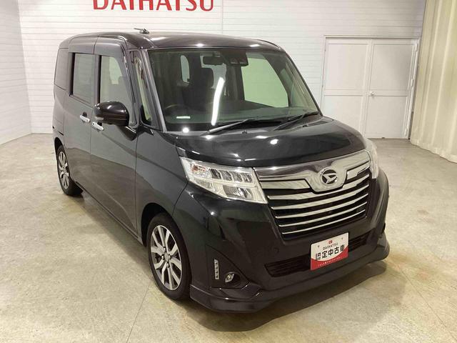 トールカスタムＧ　ターボ　ＳＡIIIカーナビ　プッシュスタートスイッチ　ターボ車　電子カードキー　衝突回避支援ブレーキ　　両側スライドドア　オートハイビーム　アルミホイール　ＡＢＳ（鹿児島県）の中古車