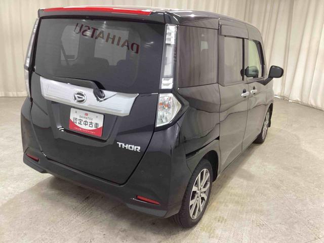 トールカスタムＧ　ターボ　ＳＡIIIカーナビ　プッシュスタートスイッチ　ターボ車　電子カードキー　衝突回避支援ブレーキ　　両側スライドドア　オートハイビーム　アルミホイール　ＡＢＳ（鹿児島県）の中古車