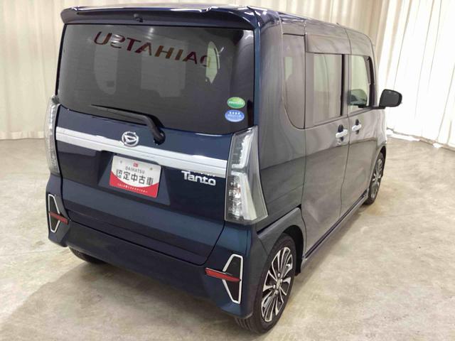 タントカスタムＲＳセレクションターボエンジン　インパネシフト　電子カードキー　プッシュスタートスイッチ　カーナビ　　バックモニター　車線維持支援システム　オートハイビーム　エアバック　ＡＢＳ　アルミホイール　前後ブレーキサポート（鹿児島県）の中古車
