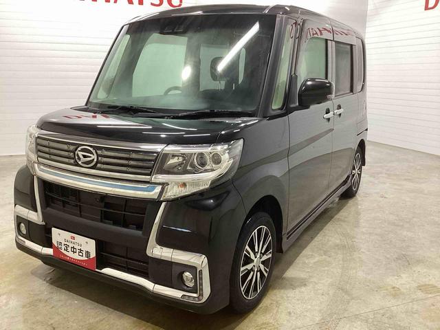 タントカスタムＸ　トップエディションＶＳ　ＳＡIIIインパネシフト　プッシュスタートスイッチ　電子カードキー　前後誤発進抑制　車線逸脱警報装置　アルミホイール　ＡＢＳ（鹿児島県）の中古車