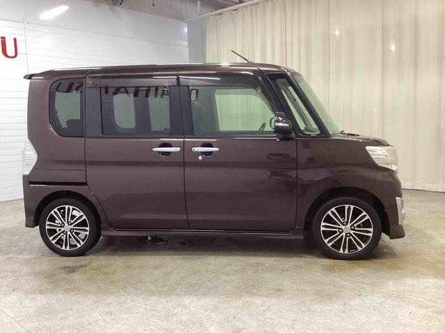 タントカスタムＲＳ　ＳＡターボ車　インパネシフト　プッシュスタートスイッチ　電子カードキー　カーナビ　ブレーキサポート　両側スライドドア　ＡＢＳ（鹿児島県）の中古車