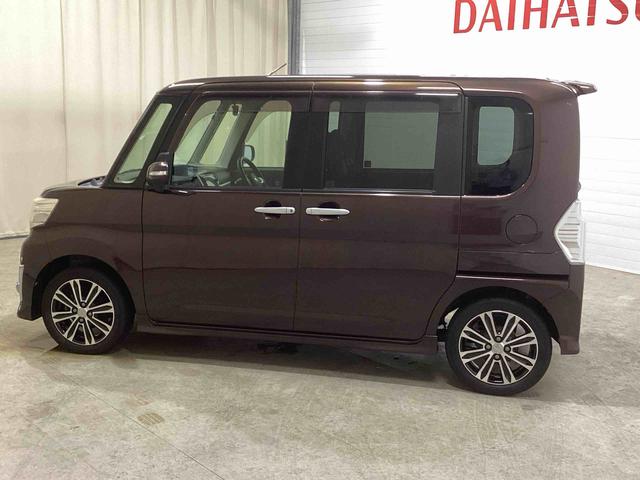 タントカスタムＲＳ　ＳＡターボ車　インパネシフト　プッシュスタートスイッチ　電子カードキー　カーナビ　ブレーキサポート　両側スライドドア　ＡＢＳ（鹿児島県）の中古車