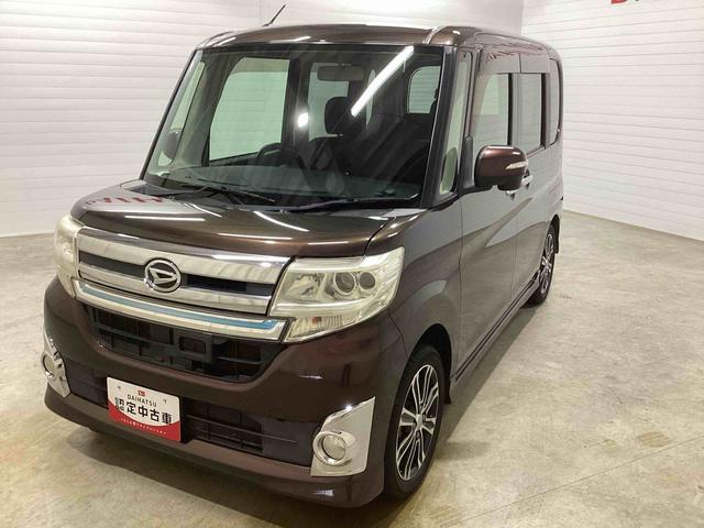 タントカスタムＲＳ　ＳＡターボ車　インパネシフト　プッシュスタートスイッチ　電子カードキー　カーナビ　ブレーキサポート　両側スライドドア　ＡＢＳ（鹿児島県）の中古車