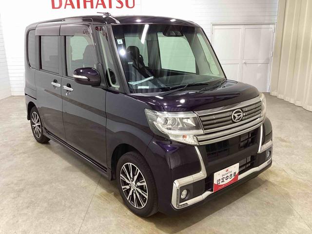 タントカスタムＸ　トップエディションＳＡIIIインパネシフト　プッシュスタートスイッチ　電子カードキー　アルミホイール　レーンアシスト　衝突軽減ブレーキ　カーナビ　ＡＢＳ　オートハイビーム　両側スライドドア（鹿児島県）の中古車