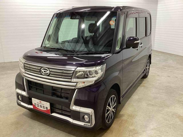 タントカスタムＸ　トップエディションＳＡIIIインパネシフト　プッシュスタートスイッチ　電子カードキー　アルミホイール　レーンアシスト　衝突軽減ブレーキ　カーナビ　ＡＢＳ　オートハイビーム　両側スライドドア（鹿児島県）の中古車
