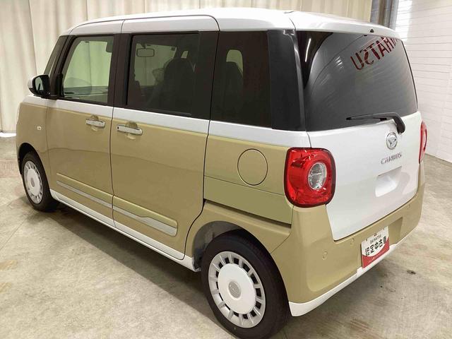 ムーヴキャンバスストライプスＧインパネシフト　プッシュスタートスイッチ　電子カードキー　電動パーキングブレーキ　衝突軽減ブレーキシステム　車線逸脱警報　オートマチックハイビーム　ＡＢＳ　両側スライドドア　フォグランプ（鹿児島県）の中古車