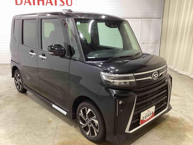 タントカスタムＸインパネシフト　プッシュスタートスイッチ　電子カードキー　電動パーキングブレーキ　衝突軽減ブレーキ　車線逸脱防止　アルミホイール　ＡＢＳ　フォグランプ（鹿児島県）の中古車
