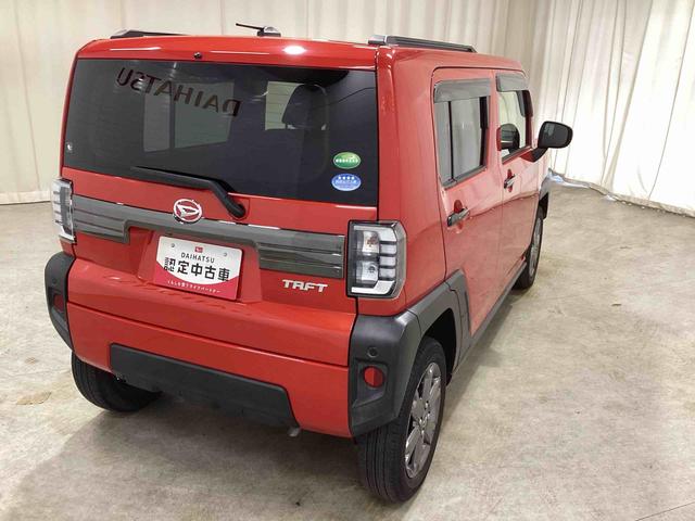 タフトＧターボターボエンジン　インパネシフト　プッシュスタートスイッチ　電子カードキー　電動パーキングブレーキ　ディスプレイオーディオ　バックモニター　誤発進抑制装置　アルミホイール　ＡＢＳ　オートハイビーム（鹿児島県）の中古車