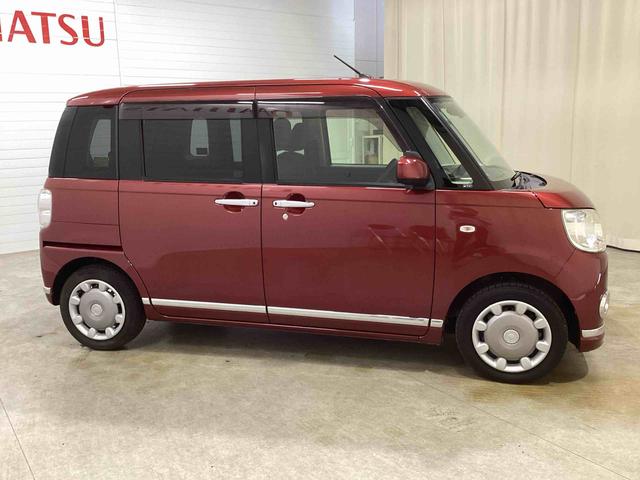 ムーヴキャンバスＸリミテッドメイクアップ　ＳＡIIインパネシフト　プッシュスタートスイッチ　電子カードキー　運転席助手席エアバッグ　レーンアシスト　ＥＴＣ　ＡＢＳ　カーナビ　バックモニター　衝突回避支援システム（鹿児島県）の中古車