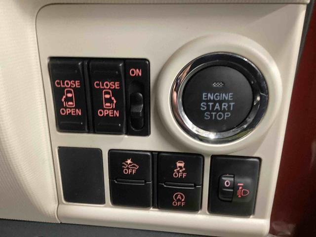 ムーヴキャンバスＸリミテッドメイクアップ　ＳＡIIインパネシフト　プッシュスタートスイッチ　電子カードキー　運転席助手席エアバッグ　レーンアシスト　ＥＴＣ　ＡＢＳ　カーナビ　バックモニター　衝突回避支援システム（鹿児島県）の中古車