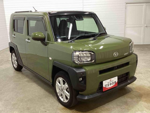 タフトＧインパネシフト　プッシュスタートスイッチ　電子カードキー　電動パーキングブレーキ　被害軽減ブレーキ　車線逸脱防止　オートマチックハイビーム　ガラスルーフ　ＡＢＳ　アルミホイール（鹿児島県）の中古車