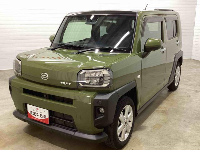 タフトＧインパネシフト　プッシュスタートスイッチ　電子カードキー　電動パーキングブレーキ　被害軽減ブレーキ　車線逸脱防止　オートマチックハイビーム　ガラスルーフ　ＡＢＳ　アルミホイール（鹿児島県）の中古車