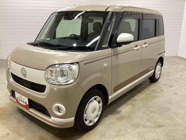 ムーヴキャンバスＧホワイトアクセントＶＳ　ＳＡIIIインパネシフト　プッシュスタートスイッチ　電子カードキー　カーナビ　バックモニター　両側オートスライドドア　車線逸脱警報　追突被害軽減ブレーキ　ＡＢＳ　ドラレコ　フォグランプ（鹿児島県）の中古車