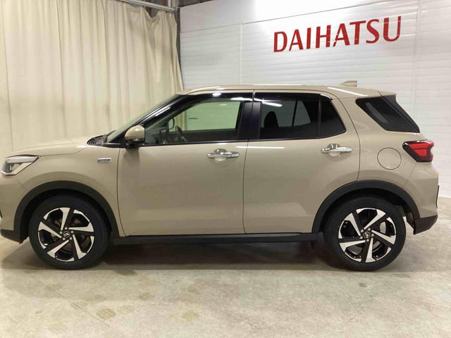 ロッキープレミアムG HEVディスプレイオーディオ バックモニター プッシュスタートスイッチ 電子カードキー 衝突被害軽減システム アルミホイル ETC車載器 ドラレコ(鹿児島県)の中古車