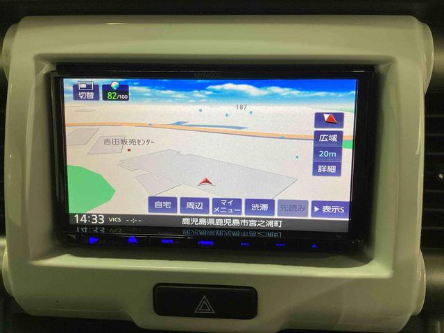 ハスラーＦリミテッドIIインパネシフト　プッシュスタートスイッチ　電子カードキー　カーナビ　ＡＢＳ　Ｗエアバック　オートエアコン　電動格納ミラー　ＥＴＣ車載器（鹿児島県）の中古車