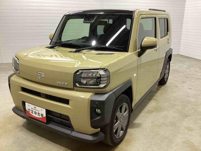 タフトＧターボターボ車　インパネシフト　プッシュスタートスイッチ　電子カードキー　電動パーキングブレーキ　アルミホイール　ＡＢＳ　オートハイビーム　誤発進抑制装置　ガラスルーフ（鹿児島県）の中古車