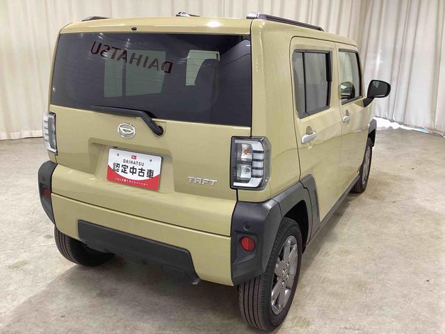 タフトＧターボターボ車　インパネシフト　プッシュスタートスイッチ　電子カードキー　電動パーキングブレーキ　アルミホイール　ＡＢＳ　オートハイビーム　誤発進抑制装置　ガラスルーフ（鹿児島県）の中古車