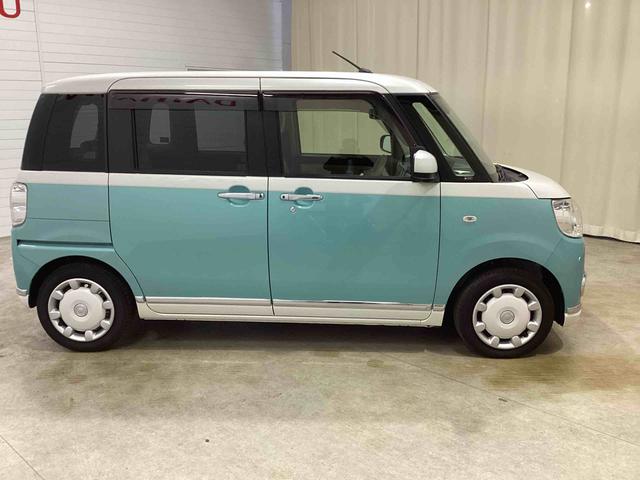 ムーヴキャンバスＸメイクアップリミテッド　ＳＡIIIインパネシフト　プッシュスタートスイッチ　電子カードキー　カーナビ　バックモニター　衝突防止　ＡＢＳ　レーンキープ　左右パワースライド（鹿児島県）の中古車