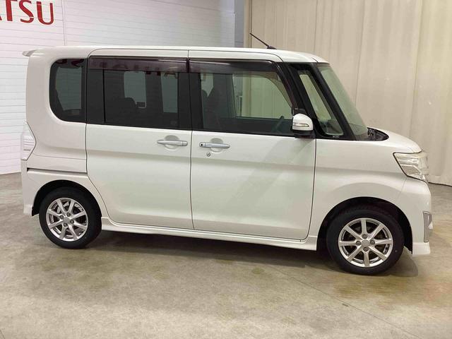 タントカスタムX SAインパネシフト プッシュスタートスイッチ 電子カードキー カーナビ 衝突被害軽減 両側スライド片側電動ドア アルミホイール ABS(鹿児島県)の中古車