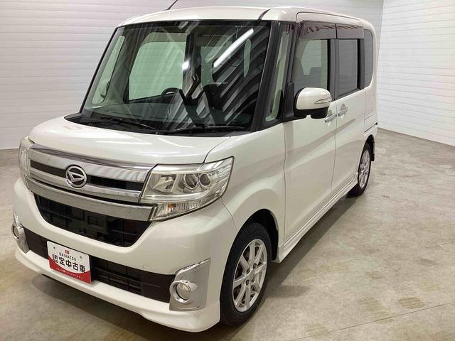 タントカスタムX SAインパネシフト プッシュスタートスイッチ 電子カードキー カーナビ 衝突被害軽減 両側スライド片側電動ドア アルミホイール ABS(鹿児島県)の中古車