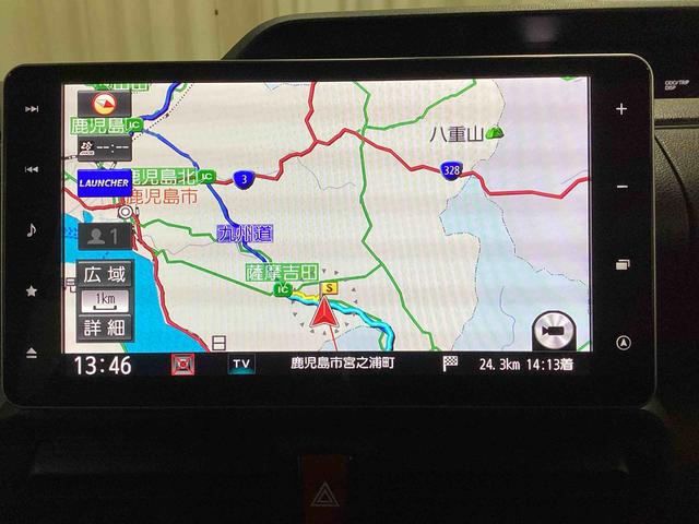 タントXインパネシフト プッシュスタートスイッチ 電子カードキー カーナビ バックモニター 片側電動両側スライドドア 車線逸脱警報 オートハイビーム ABS ブレーキサポート ETC ドラレコ(鹿児島県)の中古車