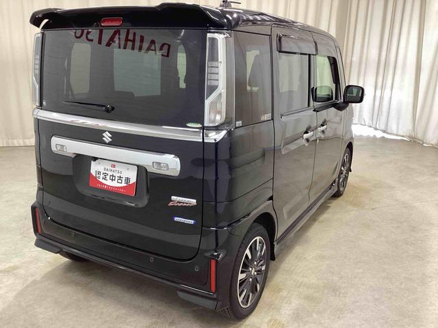 スペーシアカスタムハイブリッドXSインパネシフト プッシュスタートスイッチ 電子カードキー 両側パワ−スライドドア アルミホイール ABS フォグランプ ドラレコ ETC カーナビ バックモニター(鹿児島県)の中古車