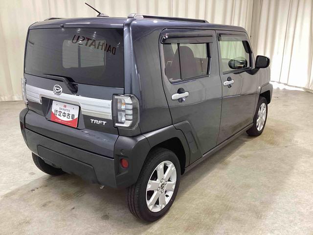 タフトＧインパネシフト　プッシュスタートスイッチ　電子カードキー　電動パーキングブレーキ　ＣＤプレーヤー　被害軽減ブレーキ　車線逸脱防止　オートマチックハイビーム　ガラスルーフ　アルミホイール　ＡＢＳ（鹿児島県）の中古車