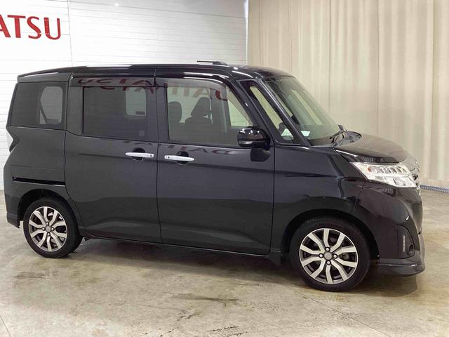 トールカスタムＧ　ターボ　ＳＡIIインパネシフト　ターボエンジン　プッシュスタートスイッチ　電子カードキー　カーナビ　バックモニター　両側オートスライドドア　誤発進抑制装置　車線逸脱警報　アルミホイール（鹿児島県）の中古車