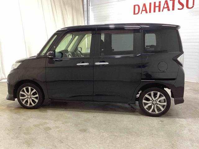 トールカスタムＧ　ターボ　ＳＡIIインパネシフト　ターボエンジン　プッシュスタートスイッチ　電子カードキー　カーナビ　バックモニター　両側オートスライドドア　誤発進抑制装置　車線逸脱警報　アルミホイール（鹿児島県）の中古車