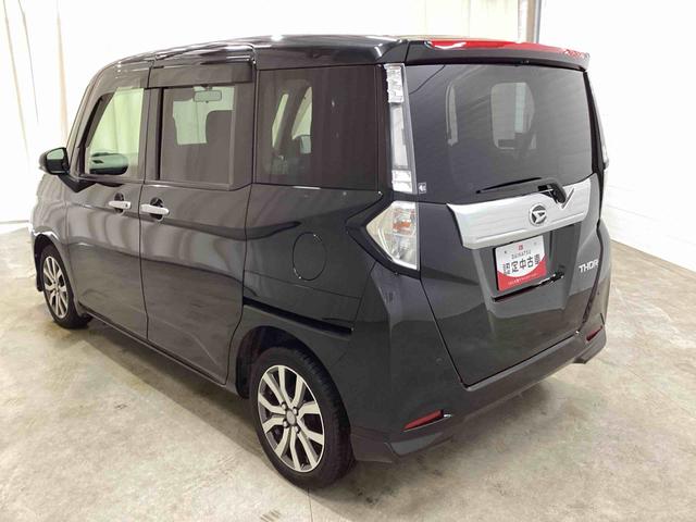 トールカスタムＧ　ターボ　ＳＡIIインパネシフト　ターボエンジン　プッシュスタートスイッチ　電子カードキー　カーナビ　バックモニター　両側オートスライドドア　誤発進抑制装置　車線逸脱警報　アルミホイール（鹿児島県）の中古車