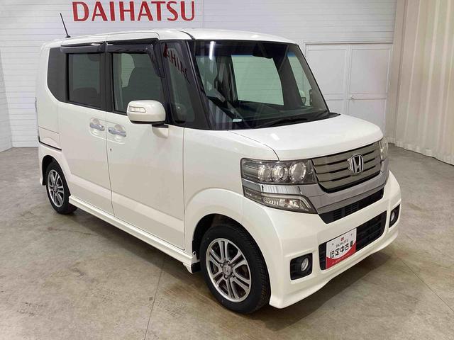 Ｎ−ＢＯＸカスタムＧ　ＳＳパッケージインパネシフト　プッシュスタートスイッチ　電子カードキー　　フォグランプ　左右電動スライドドア　ＡＢＳ　アルミホイール（鹿児島県）の中古車