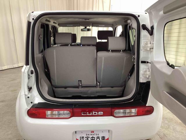 キューブ１５Ｘ　Ｖセレクションコラムシフト　プッシュスタートスイッチ　電子カードキー　運転席助手席エアバック　ＡＢＳ　カーナビ　バックモニター　フォグランプ（鹿児島県）の中古車