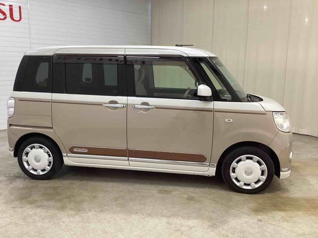 ムーヴキャンバスＸリミテッドメイクアップ　ＳＡIIインパネシフト　プッシュスタートスイッチ　電子カードキー　カーナビ　両側パワースライドドア　衝突被害軽減システム　ＡＢＳ　フォグランプ（鹿児島県）の中古車