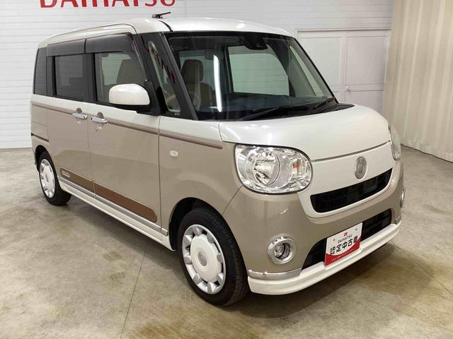 ムーヴキャンバスＸリミテッドメイクアップ　ＳＡIIインパネシフト　プッシュスタートスイッチ　電子カードキー　カーナビ　両側パワースライドドア　衝突被害軽減システム　ＡＢＳ　フォグランプ（鹿児島県）の中古車