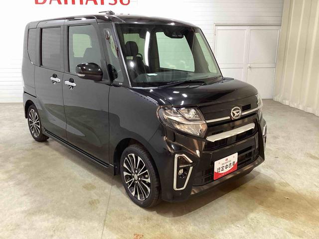 タントカスタムRSタ−ボ車 インパネシフト プッシュスタートスイッチ 電子カードキー 衝突軽減ブレーキシステム アルミホイール 車線逸脱 両側オートスライドドア(鹿児島県)の中古車