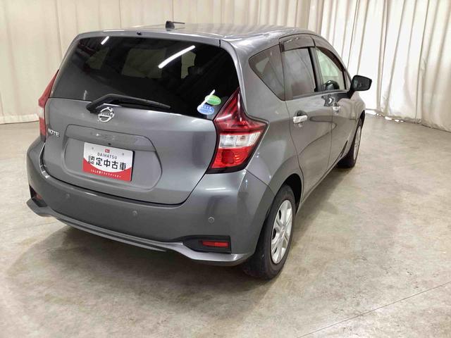 ノートXフロアCVT車 プッシュスタートスイッチ 電子カードキー Wエアバック ABS(鹿児島県)の中古車