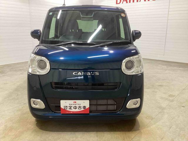 ムーヴキャンバスセオリーＧターボターボ　インパネシフト　プッシュスタートスイッチ　電子カードキー　電動パーキングブレーキ　両側電動スライドドア　レーンアシスト　衝突軽減Ｂ　ＡＢＳ　オートマチックハイビーム（鹿児島県）の中古車