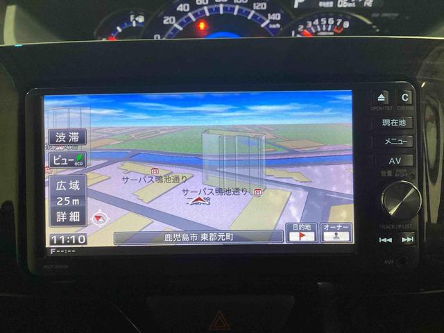 タントカスタムRS トップエディションSAターボ車 インパネシフト プッシュスタートスイッチ 電子カードキー 両側電動スライドドア カーナビ バックモニター 衝突被害軽減システム ETC車載器 ABS アルミホイール(鹿児島県)の中古車