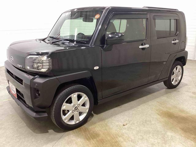 タフトＧインパネシフト　プッシュスタートスイッチ　電子カードキー　電動パーキングブレーキ　シートヒーター　踏み間違い防止装置　車線逸脱防止　オートマチックハイビーム　ＡＢＳ　アルミホイール（鹿児島県）の中古車