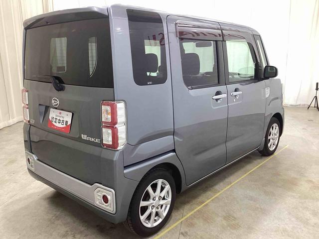 ウェイクＸ　ＳＡターボ車　インパネシフト　プッシュスタートスイッチ　電子カードキー　　カーナビ　バックモニター　衝突軽減システム　アルミホイール　両側スライド片側電動ドア（鹿児島県）の中古車