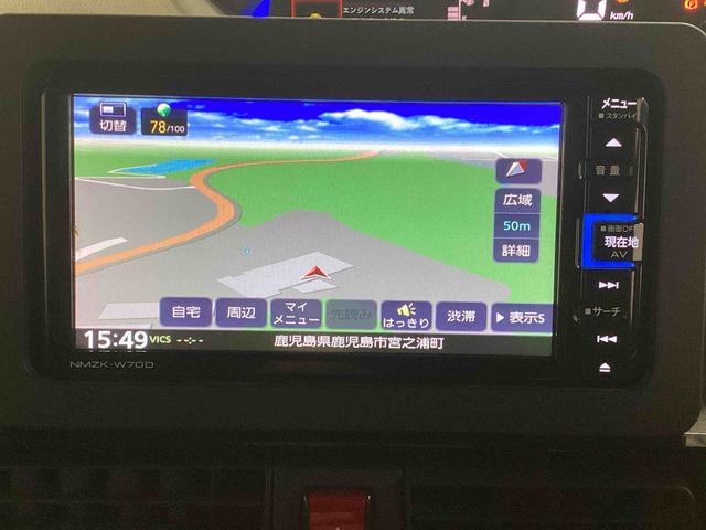 タントカスタムXインパネシフト プッシュスタートスイッチ 電子カードキー カーナビ バックモニター リヤ両側パワースライドドア レーンキープアシスト オートマチックハイビーム ABS アルミホイール(鹿児島県)の中古車