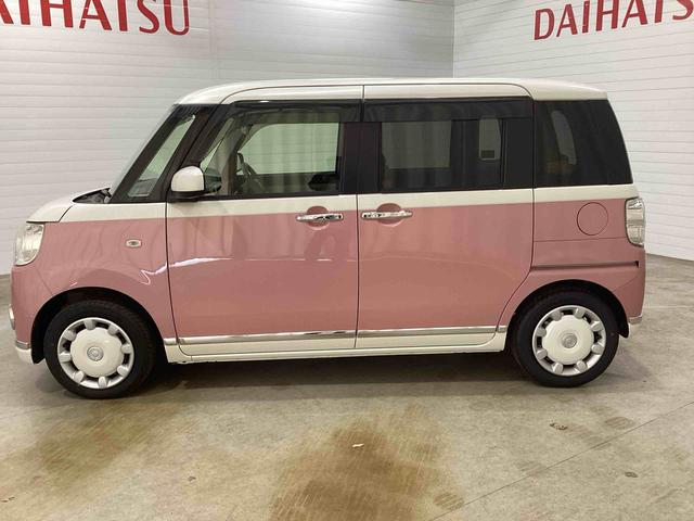 ムーヴキャンバスXメイクアップリミテッド SAIIIインパネシフト プッシュスタートスイッチ 電子カードキー 両側電動スライドドア 車線逸脱警報装置 衝突被害軽減システム ABS(鹿児島県)の中古車