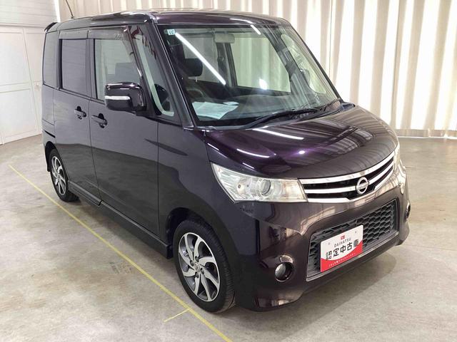 ルークスハイウェイスターインパネシフト　プッシュスタートスイッチ　電子カードキー　カーナビ　フォグランプ　両側スライド片側電動ドア　ＡＢＳ　運転席助手席エアバック　アルミホイール（鹿児島県）の中古車