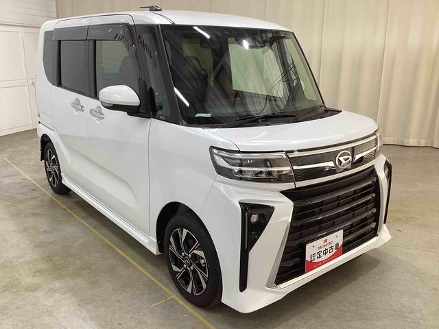 タントカスタムＸリミテッドインパネシフト　プッシュスタートスイッチ　電子カードキー　電動パーキングブレーキ　ディスプレイオーディオ　バックモニター　両側電動スライドドア　衝突被害軽減システム（鹿児島県）の中古車