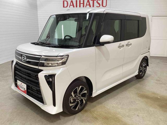 タントカスタムＸリミテッドインパネシフト　プッシュスタートスイッチ　電子カードキー　電動パーキングブレーキ　ディスプレイオーディオ　バックモニター　両側電動スライドドア　衝突被害軽減システム（鹿児島県）の中古車