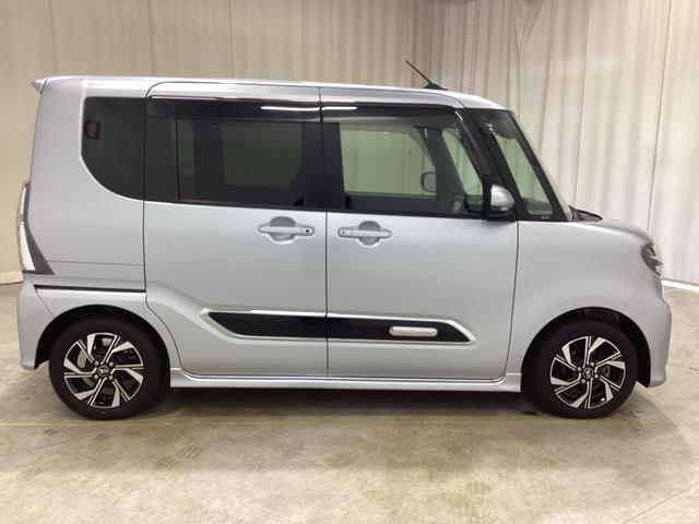 タントカスタムＸスタイルセレクションインパネシフト　プッシュスタートスイッチ　電子カードキー　カーナビ　バックモニター　両側電動スライドドア　車線逸脱警報装置　衝突回避支援システム　アルミホイール（鹿児島県）の中古車