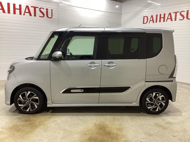 タントカスタムＸスタイルセレクションインパネシフト　プッシュスタートスイッチ　電子カードキー　カーナビ　バックモニター　両側電動スライドドア　車線逸脱警報装置　衝突回避支援システム　アルミホイール（鹿児島県）の中古車