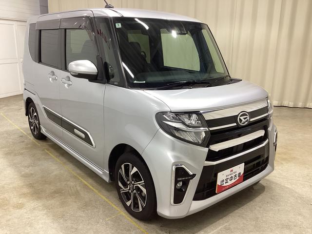 タントカスタムＸスタイルセレクションインパネシフト　プッシュスタートスイッチ　電子カードキー　カーナビ　バックモニター　両側電動スライドドア　車線逸脱警報装置　衝突回避支援システム　アルミホイール（鹿児島県）の中古車