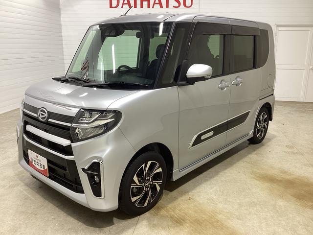 タントカスタムＸスタイルセレクションインパネシフト　プッシュスタートスイッチ　電子カードキー　カーナビ　バックモニター　両側電動スライドドア　車線逸脱警報装置　衝突回避支援システム　アルミホイール（鹿児島県）の中古車